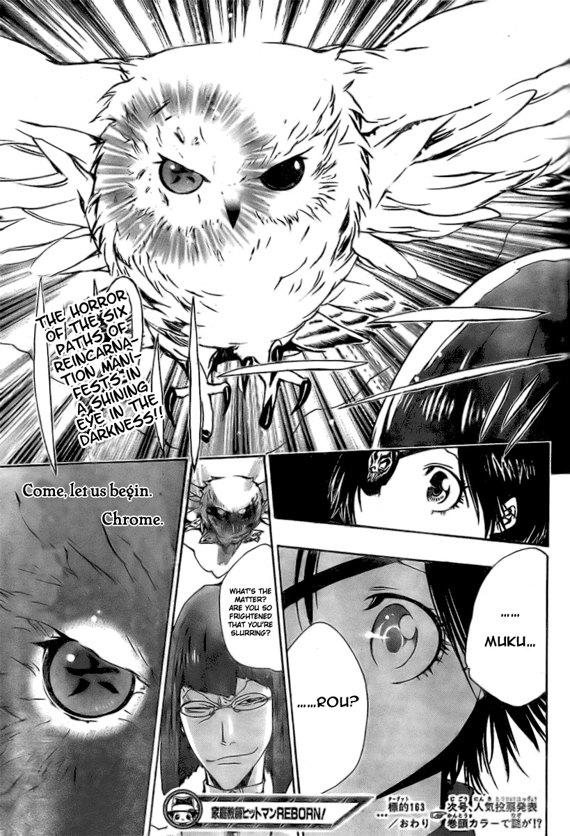Kateikyoushi Hitman Reborn! Chapter 163 page 16 - Chapter 163: Chrome Dokuro vs. Glo Xinia