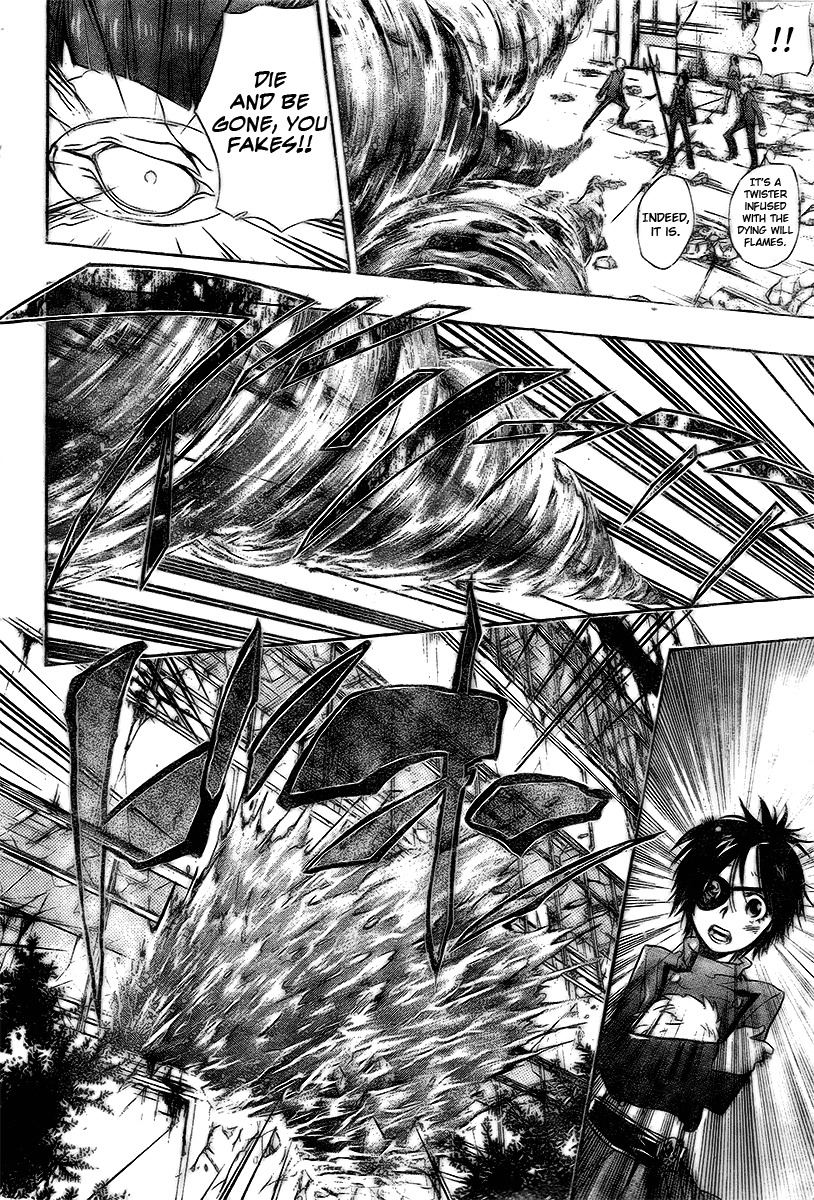 Kateikyoushi Hitman Reborn! Chapter 165 page 4 - Chapter 165: Rokudou Mukuro vs. Glo Xinia