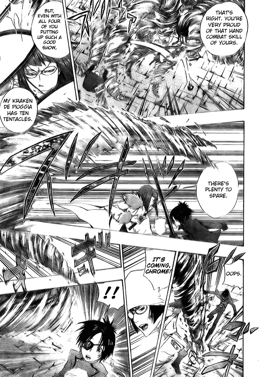 Kateikyoushi Hitman Reborn! Chapter 165 page 9 - Chapter 165: Rokudou Mukuro vs. Glo Xinia