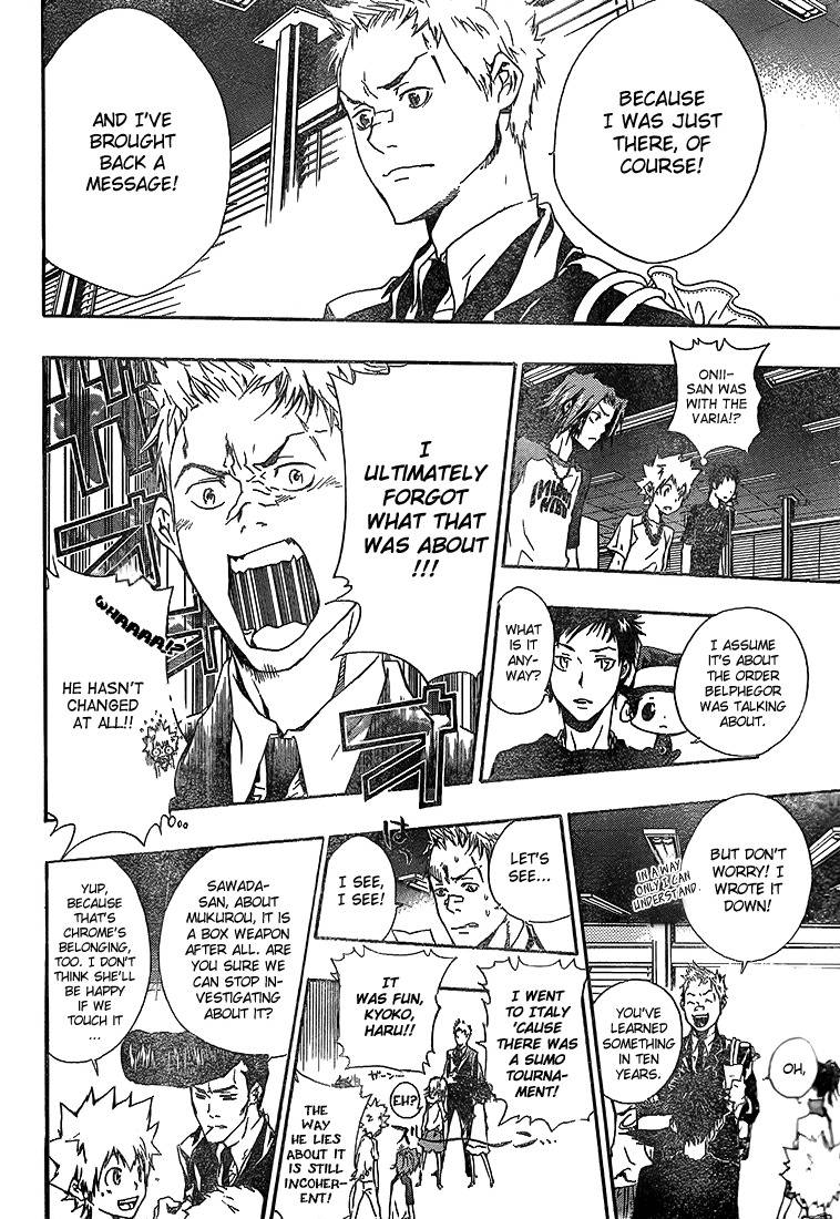 Kateikyoushi Hitman Reborn! Chapter 166 page 14 - Chapter 166: Sasagawa Ryohei, Ten Years Later