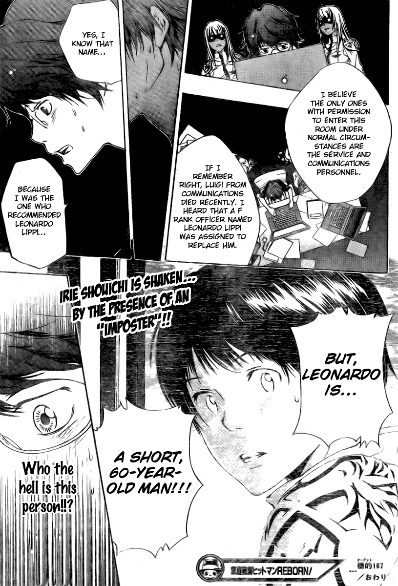 Kateikyoushi Hitman Reborn! Chapter 167 page 17 - Chapter 167: The Entrusted Decision