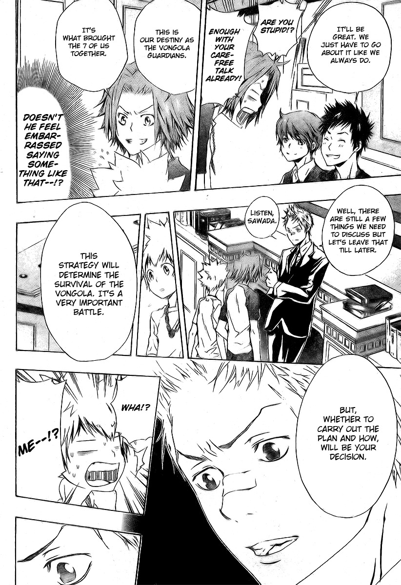 Kateikyoushi Hitman Reborn! Chapter 167 page 4 - Chapter 167: The Entrusted Decision