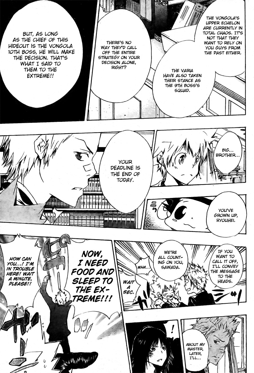 Kateikyoushi Hitman Reborn! Chapter 167 page 5 - Chapter 167: The Entrusted Decision