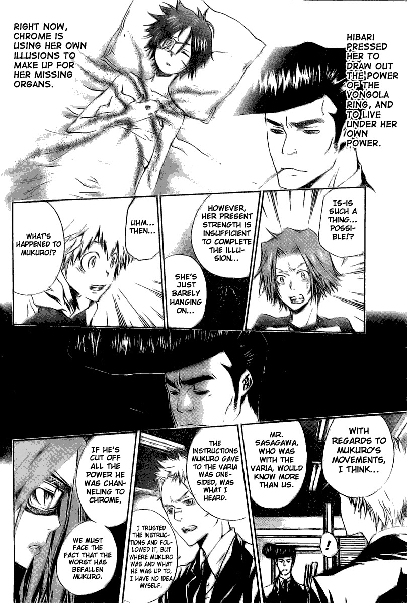 Kateikyoushi Hitman Reborn! Chapter 169 page 10 - Chapter 169: Rokudou Mukuro vs. Byakuran