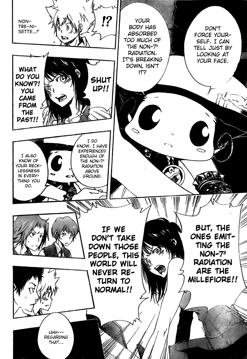 Kateikyoushi Hitman Reborn! Chapter 169 page 12 - Chapter 169: Rokudou Mukuro vs. Byakuran
