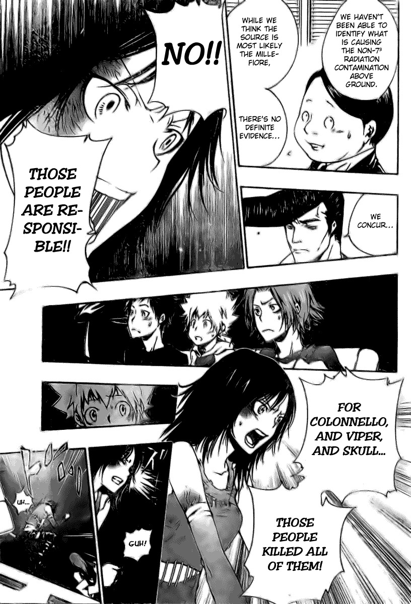 Kateikyoushi Hitman Reborn! Chapter 169 page 13 - Chapter 169: Rokudou Mukuro vs. Byakuran