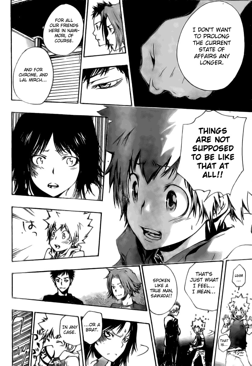 Kateikyoushi Hitman Reborn! Chapter 169 page 16 - Chapter 169: Rokudou Mukuro vs. Byakuran
