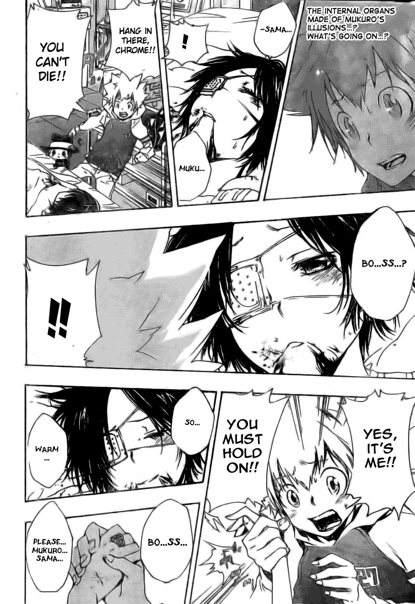Kateikyoushi Hitman Reborn! Chapter 169 page 2 - Chapter 169: Rokudou Mukuro vs. Byakuran
