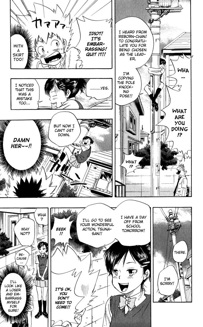 Kateikyoushi Hitman Reborn! Chapter 17 page 15 - Chapter 17: Pole Knocking (1)