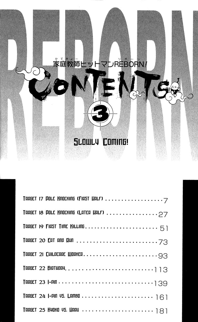 Kateikyoushi Hitman Reborn! Chapter 17 page 6 - Chapter 17: Pole Knocking (1)