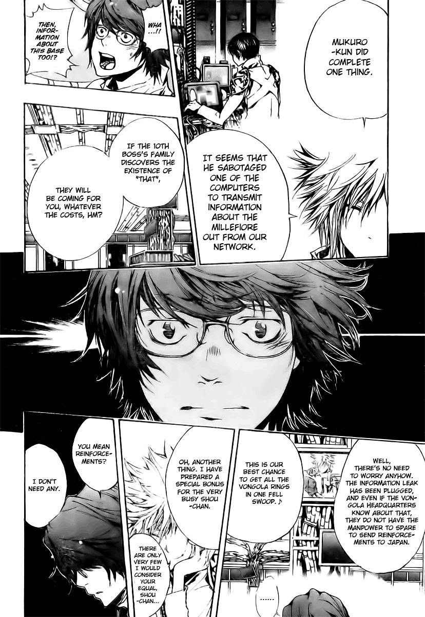 Kateikyoushi Hitman Reborn! Chapter 172 page 4 - Chapter 172: Threat