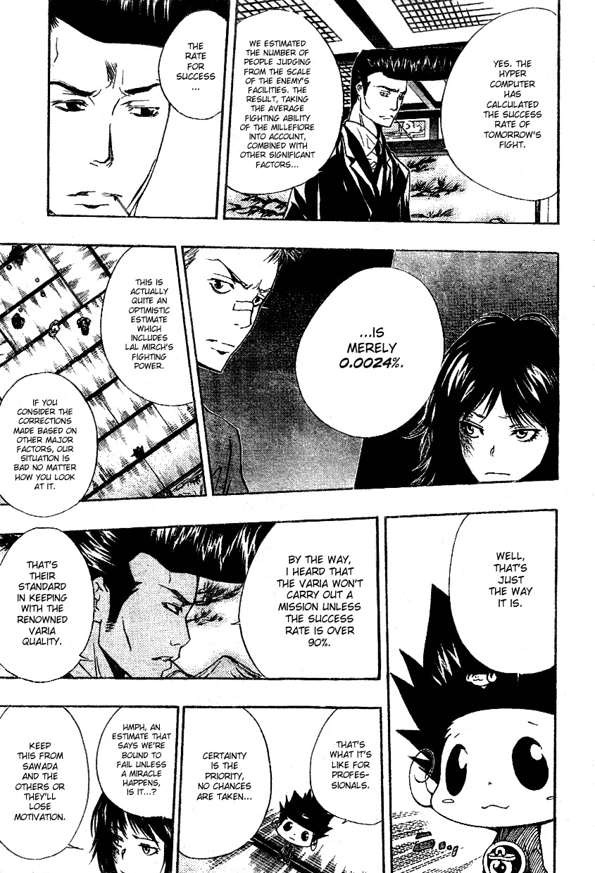 Kateikyoushi Hitman Reborn! Chapter 174 page 7 - Chapter 174: The Day Before the Decisive Battle?