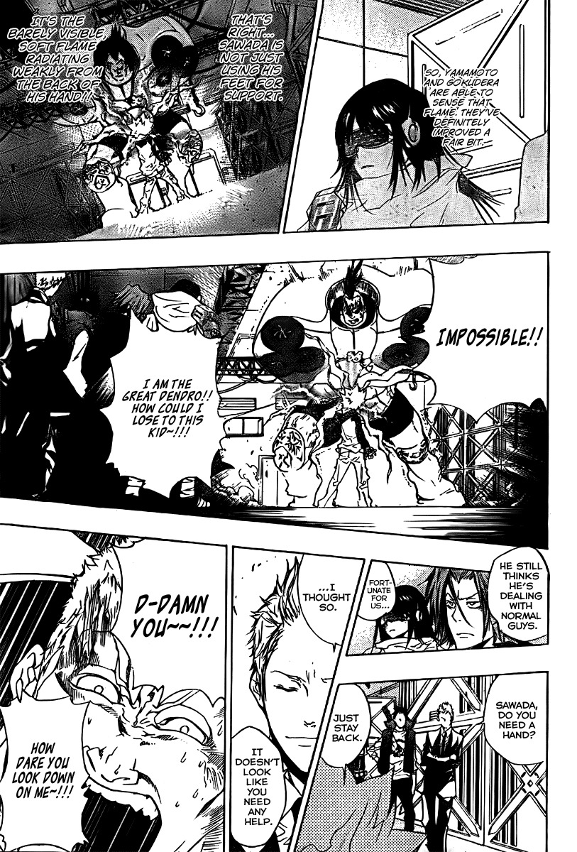 Kateikyoushi Hitman Reborn! Chapter 177 page 3 - Chapter 177: Sawada Tsunayoshi vs. Dendro Chilum