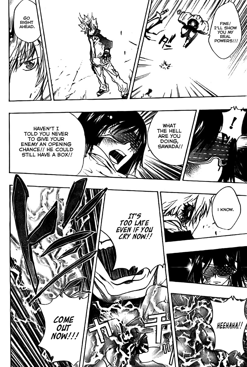 Kateikyoushi Hitman Reborn! Chapter 177 page 4 - Chapter 177: Sawada Tsunayoshi vs. Dendro Chilum