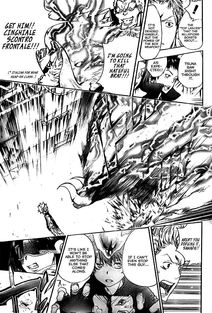 Kateikyoushi Hitman Reborn! Chapter 177 page 7 - Chapter 177: Sawada Tsunayoshi vs. Dendro Chilum