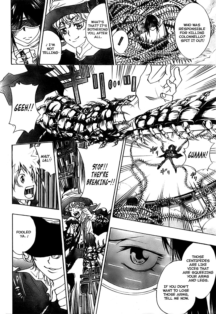 Kateikyoushi Hitman Reborn! Chapter 179 page 12 - Chapter 179: Lal Mirch vs. Ginger Bread