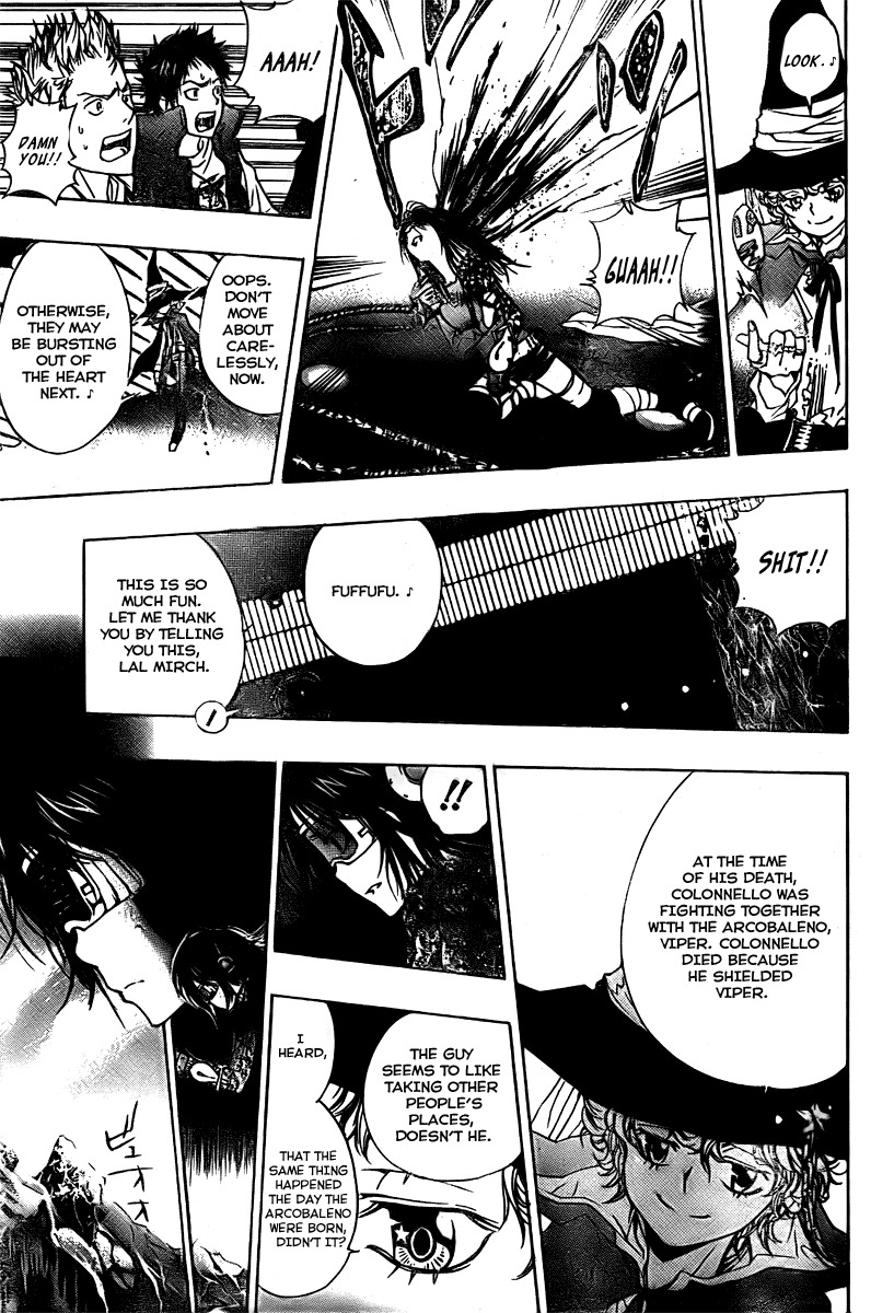 Kateikyoushi Hitman Reborn! Chapter 179 page 15 - Chapter 179: Lal Mirch vs. Ginger Bread