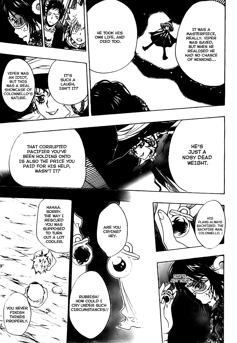 Kateikyoushi Hitman Reborn! Chapter 179 page 17 - Chapter 179: Lal Mirch vs. Ginger Bread