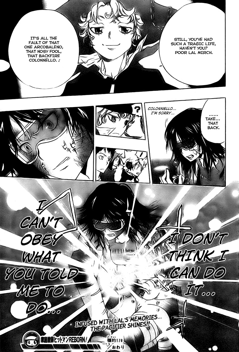 Kateikyoushi Hitman Reborn! Chapter 179 page 19 - Chapter 179: Lal Mirch vs. Ginger Bread