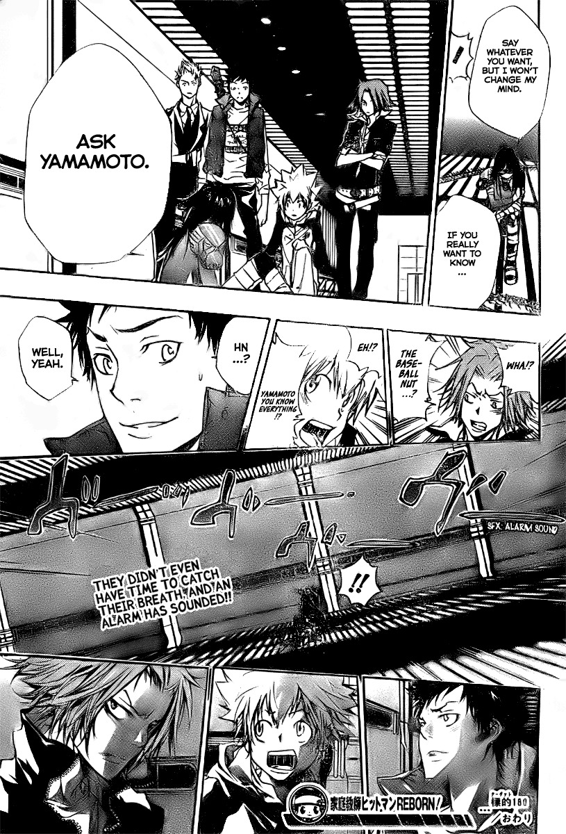 Kateikyoushi Hitman Reborn! Chapter 180 page 17 - Chapter 180: Regret