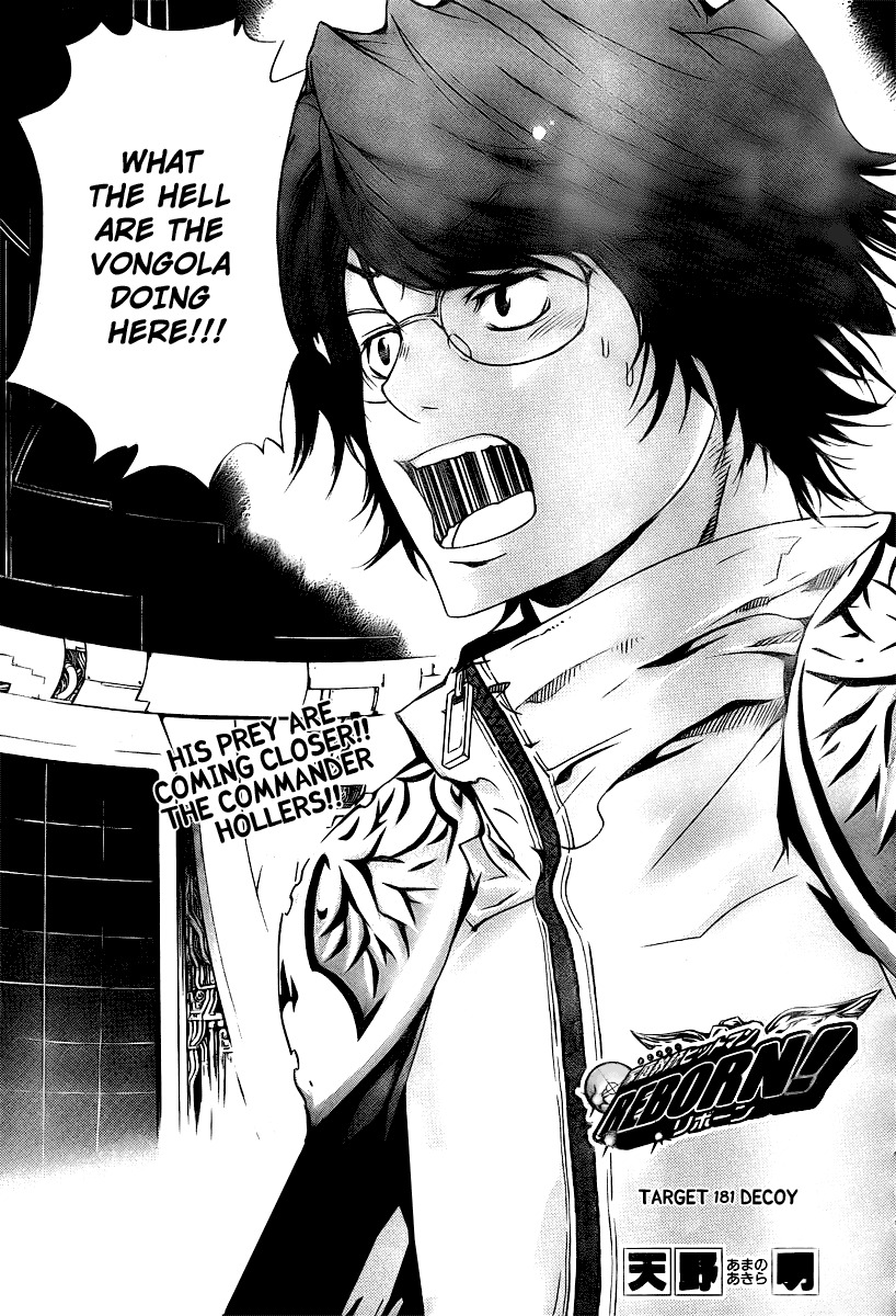 Kateikyoushi Hitman Reborn! Chapter 181 page 3 - Chapter 181: Decoy