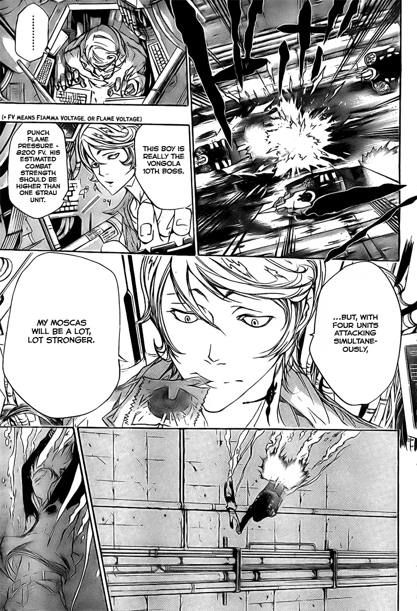 Kateikyoushi Hitman Reborn! Chapter 182 page 10 - Chapter 182: Sawada Tsunayoshi vs. Strau Moscas
