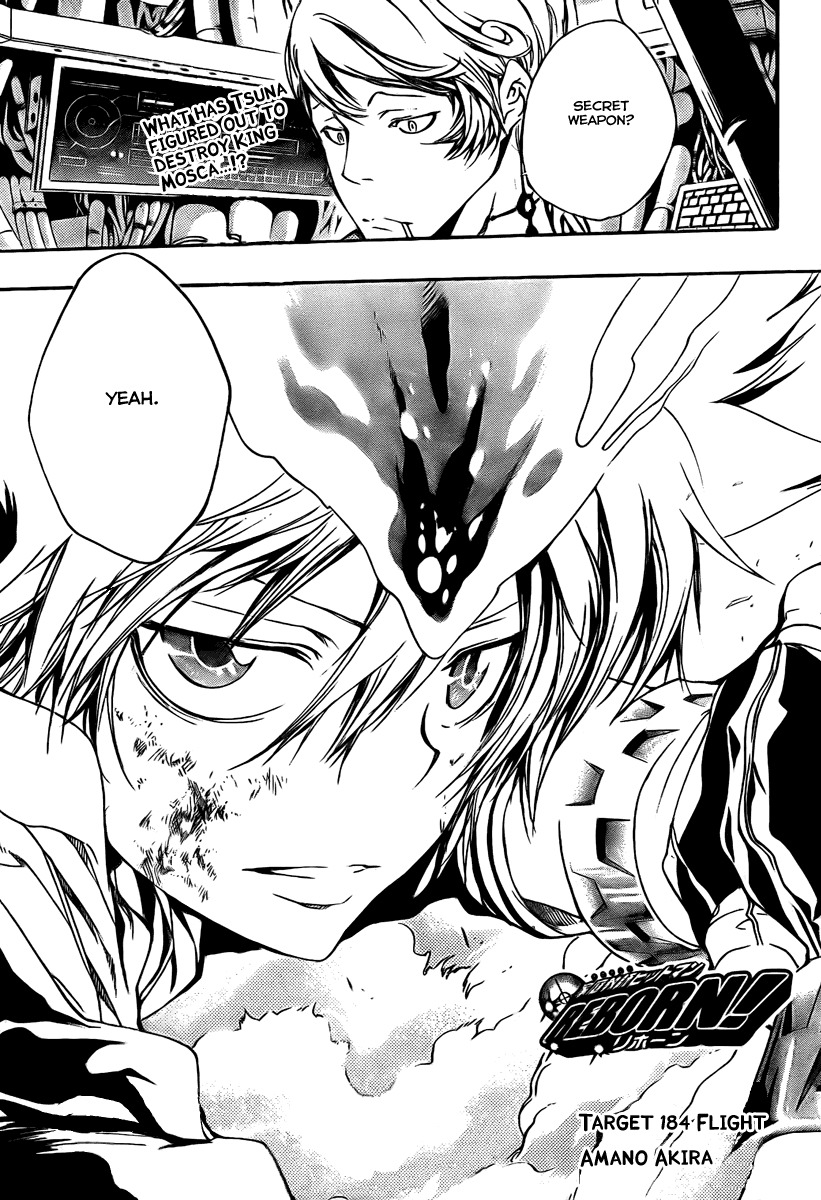 Kateikyoushi Hitman Reborn! Chapter 184 page 1 - Chapter 184: Flight