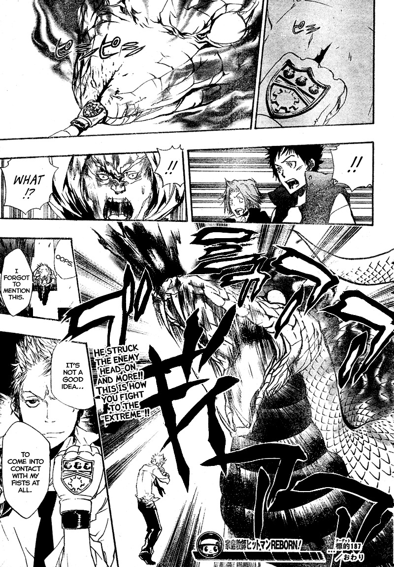 Kateikyoushi Hitman Reborn! Chapter 187 page 16 - Chapter 187: Captive