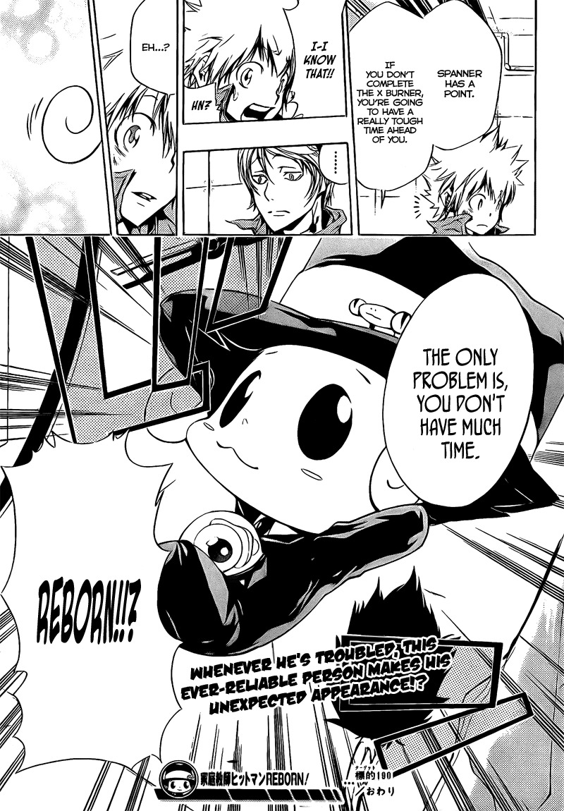 Kateikyoushi Hitman Reborn! Chapter 190 page 17 - Chapter 190: Vs. Gamma