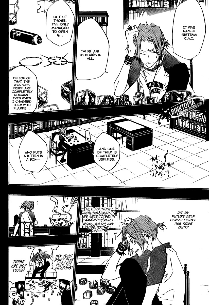 Kateikyoushi Hitman Reborn! Chapter 192 page 12 - Chapter 192: Sistema C.A.I.