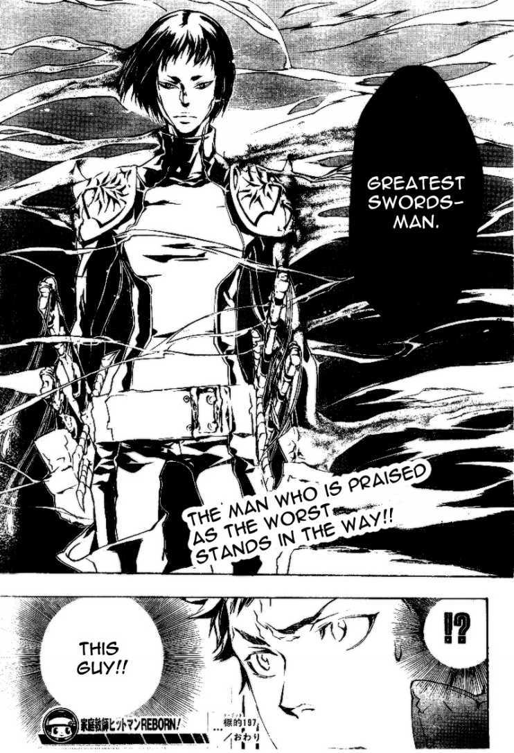 Kateikyoushi Hitman Reborn! Chapter 197 page 17 - Chapter 197: The Gesso and the Giglio Nero