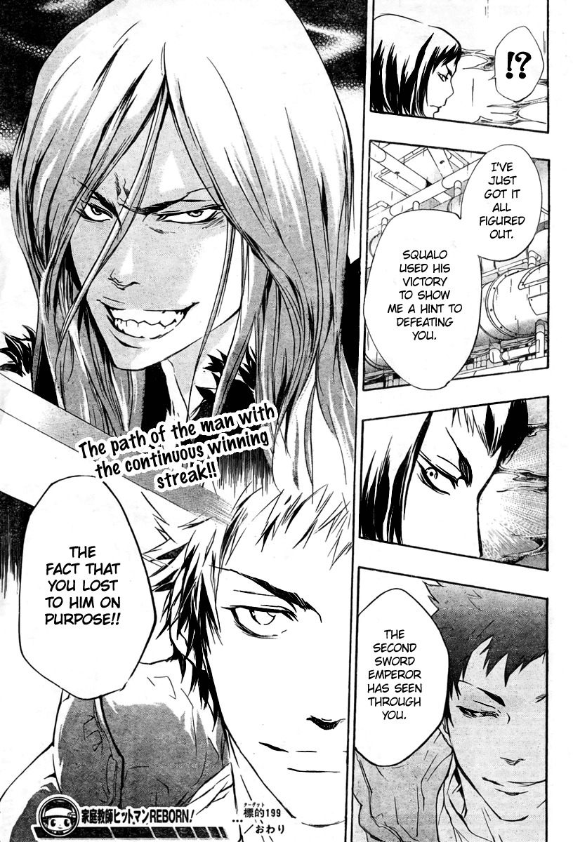 Kateikyoushi Hitman Reborn! Chapter 199 page 19 - Chapter 199: Yamamoto Takeshi vs. Genkishi