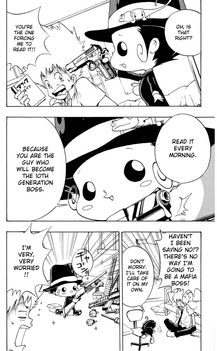 Kateikyoushi Hitman Reborn! Chapter 2 page 2 - Chapter 2: Dying Will Bullet Unusable
