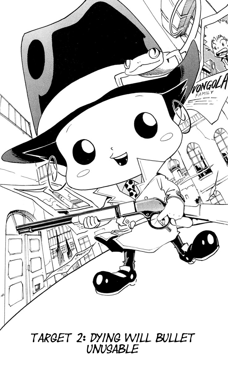 Kateikyoushi Hitman Reborn! Chapter 2 page 3 - Chapter 2: Dying Will Bullet Unusable