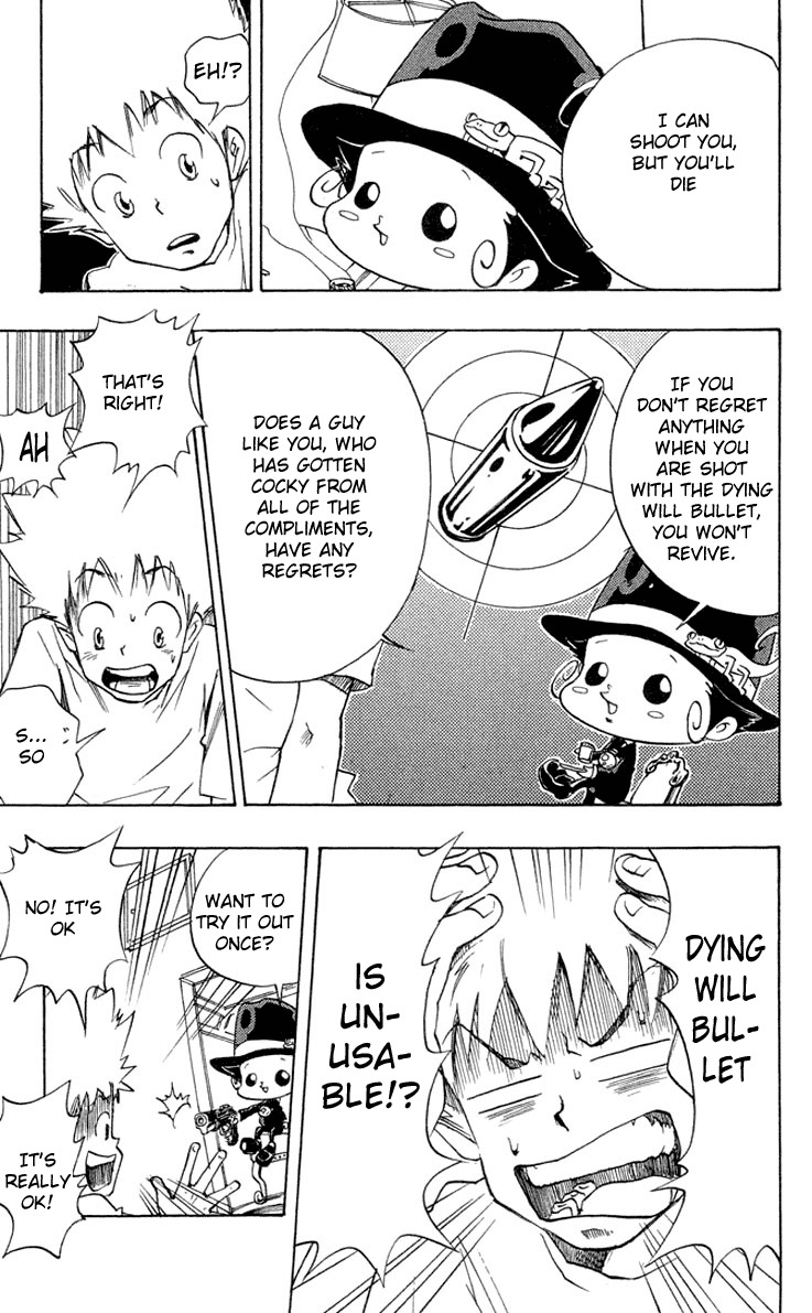 Kateikyoushi Hitman Reborn! Chapter 2 page 9 - Chapter 2: Dying Will Bullet Unusable