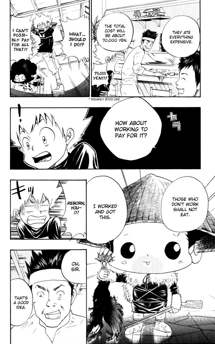 Kateikyoushi Hitman Reborn! Chapter 20 page 10 - Chapter 20: Eat and Run