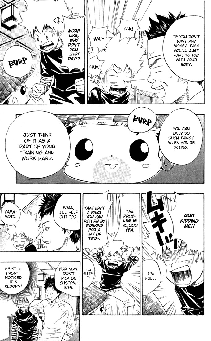 Kateikyoushi Hitman Reborn! Chapter 20 page 11 - Chapter 20: Eat and Run