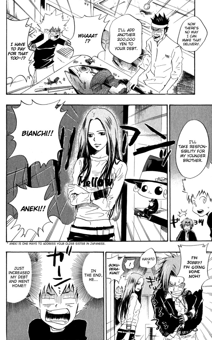 Kateikyoushi Hitman Reborn! Chapter 20 page 16 - Chapter 20: Eat and Run