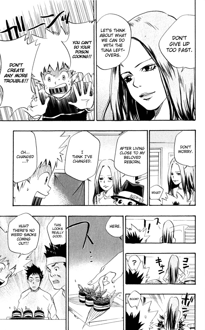 Kateikyoushi Hitman Reborn! Chapter 20 page 17 - Chapter 20: Eat and Run