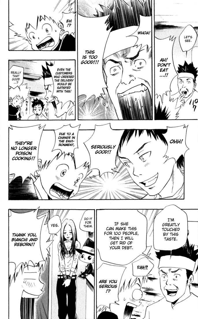 Kateikyoushi Hitman Reborn! Chapter 20 page 18 - Chapter 20: Eat and Run