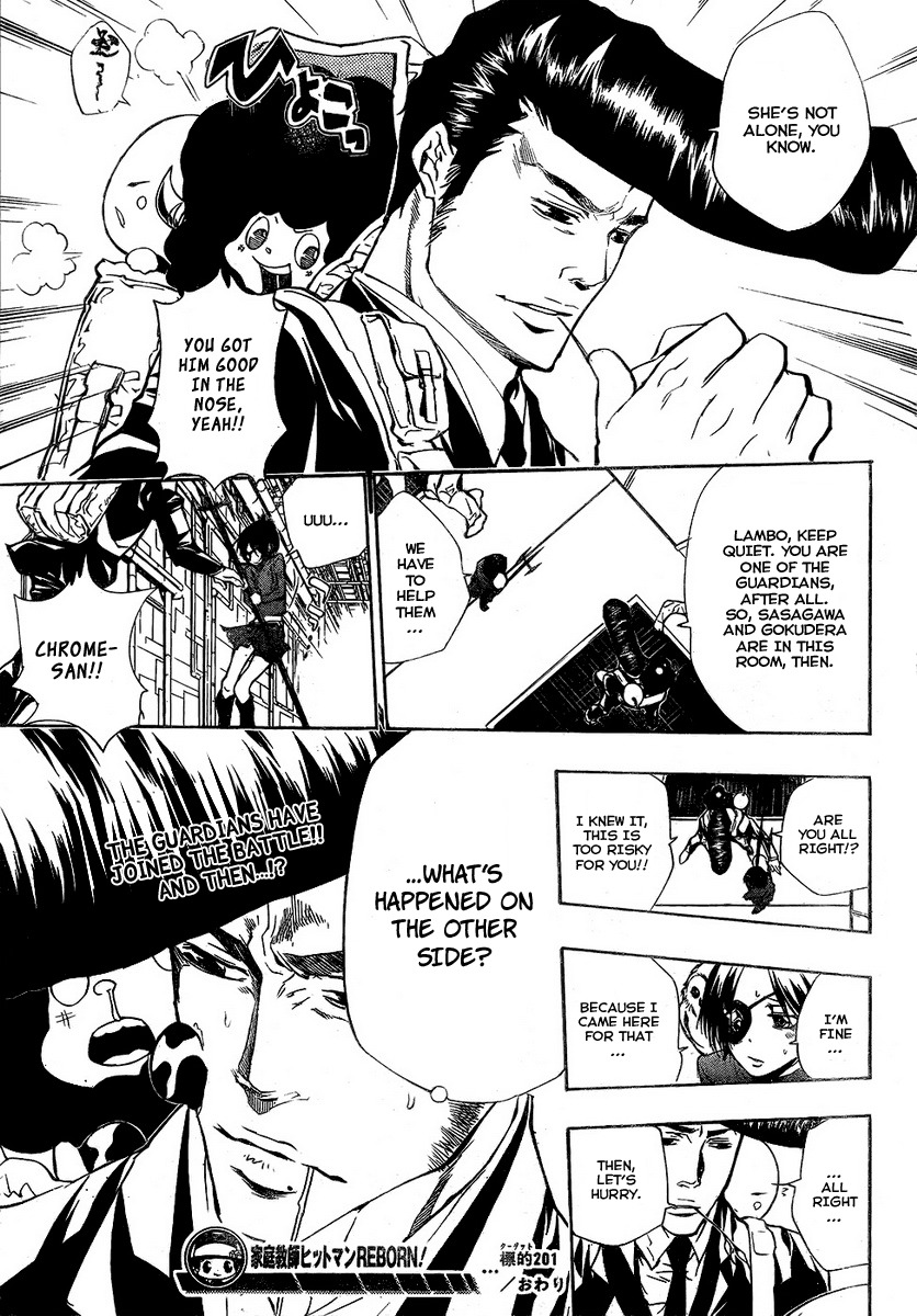 Kateikyoushi Hitman Reborn! Chapter 201 page 17 - Chapter 201: Intruders