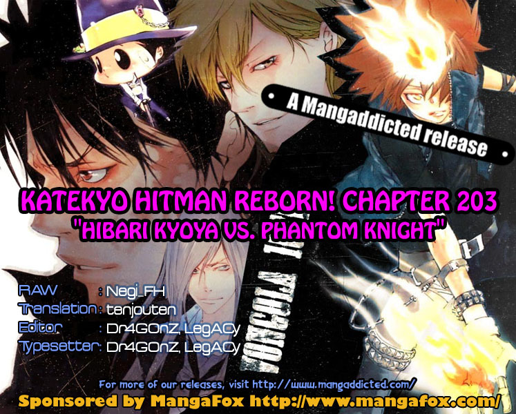 Kateikyoushi Hitman Reborn! Chapter 203 page 18 - Chapter 203: Hibari Kyoya vs. Phantom Knight