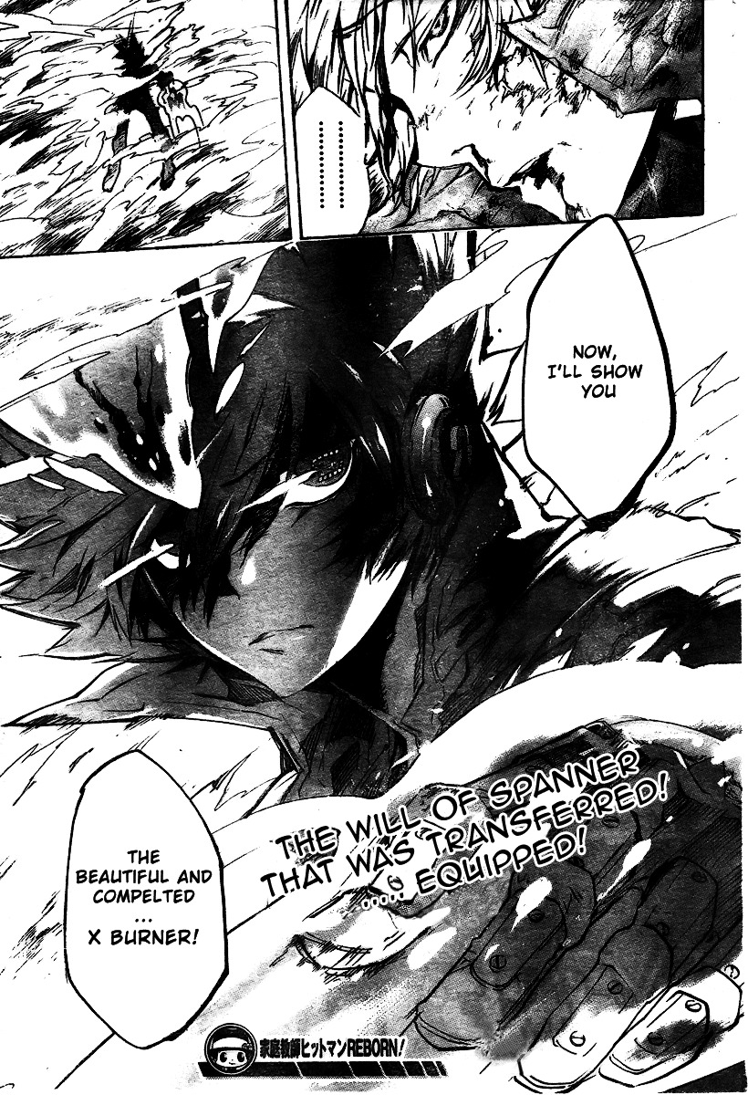 Kateikyoushi Hitman Reborn! Chapter 207 page 17 - Chapter 207: A Mechanic's Will
