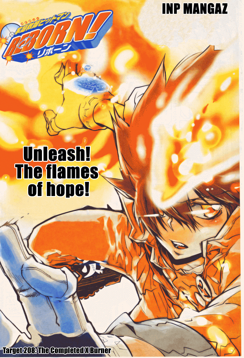 Kateikyoushi Hitman Reborn! Chapter 208 page 1 - Chapter 208: The Completed X Burner