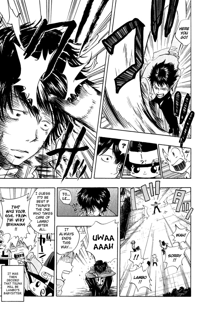 Kateikyoushi Hitman Reborn! Chapter 21 page 19 - Chapter 21: Childcare Worker