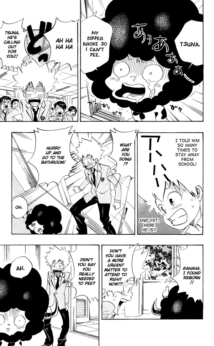 Kateikyoushi Hitman Reborn! Chapter 21 page 3 - Chapter 21: Childcare Worker