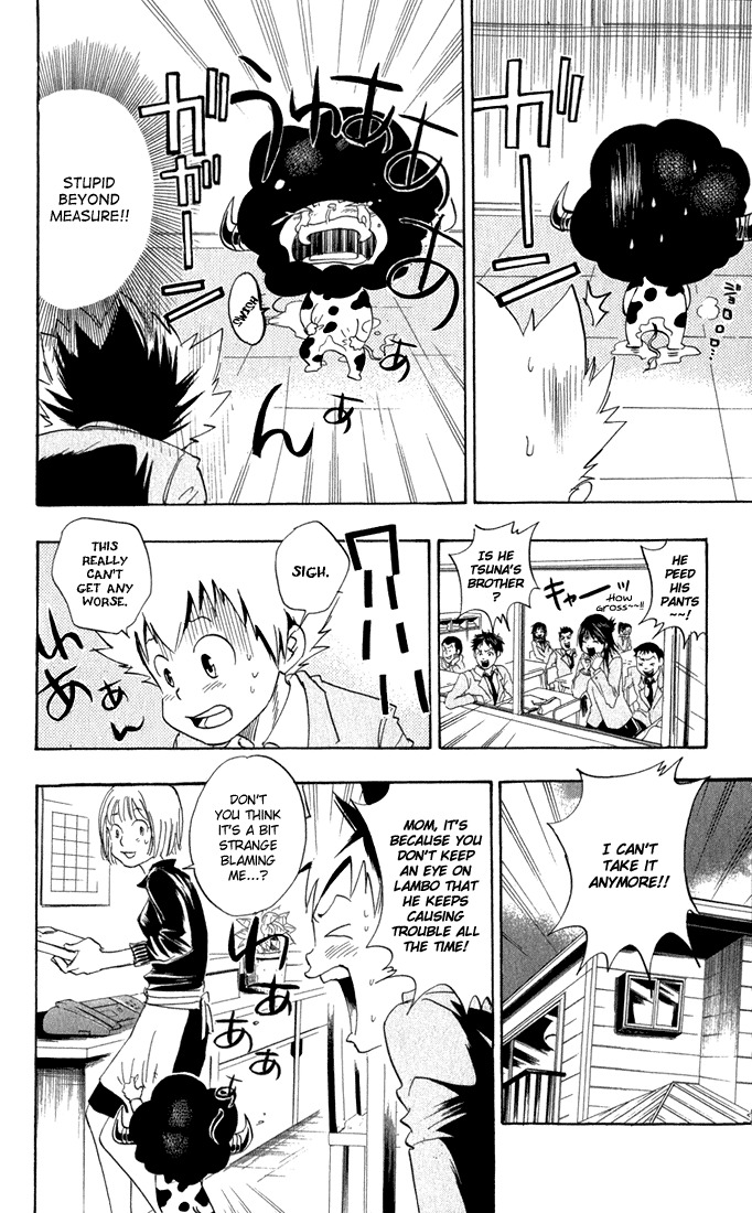 Kateikyoushi Hitman Reborn! Chapter 21 page 4 - Chapter 21: Childcare Worker
