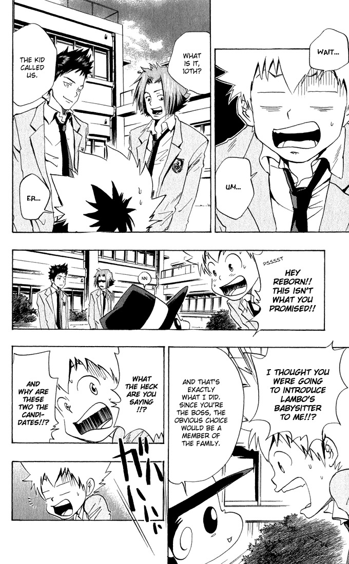 Kateikyoushi Hitman Reborn! Chapter 21 page 6 - Chapter 21: Childcare Worker