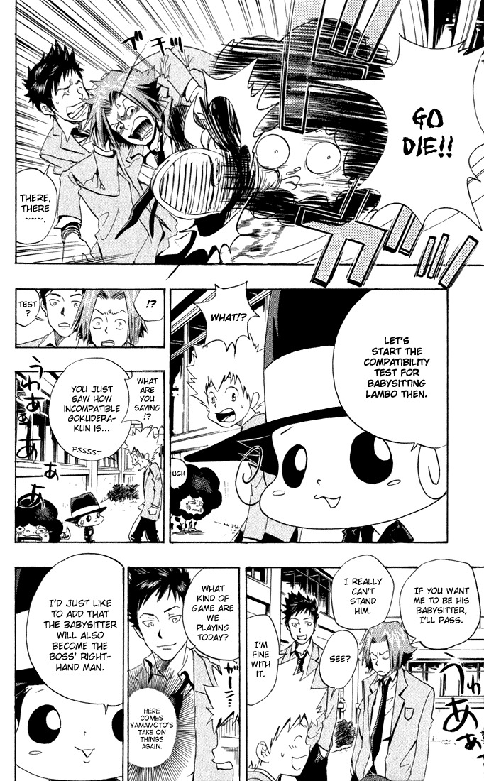 Kateikyoushi Hitman Reborn! Chapter 21 page 8 - Chapter 21: Childcare Worker