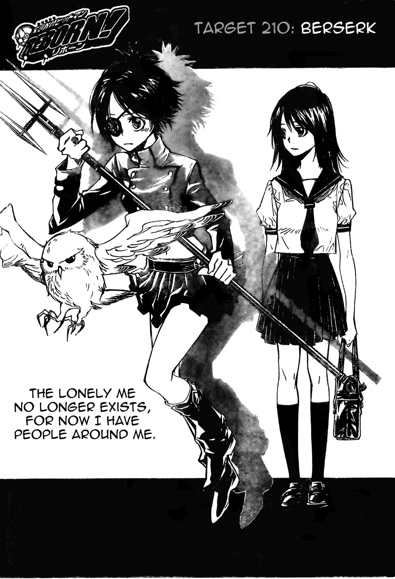 Kateikyoushi Hitman Reborn! Chapter 210 page 1 - Chapter 210: Berserk